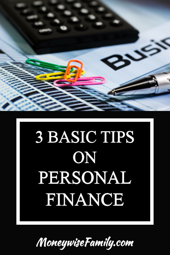 3 Starting Points of Personal Finance